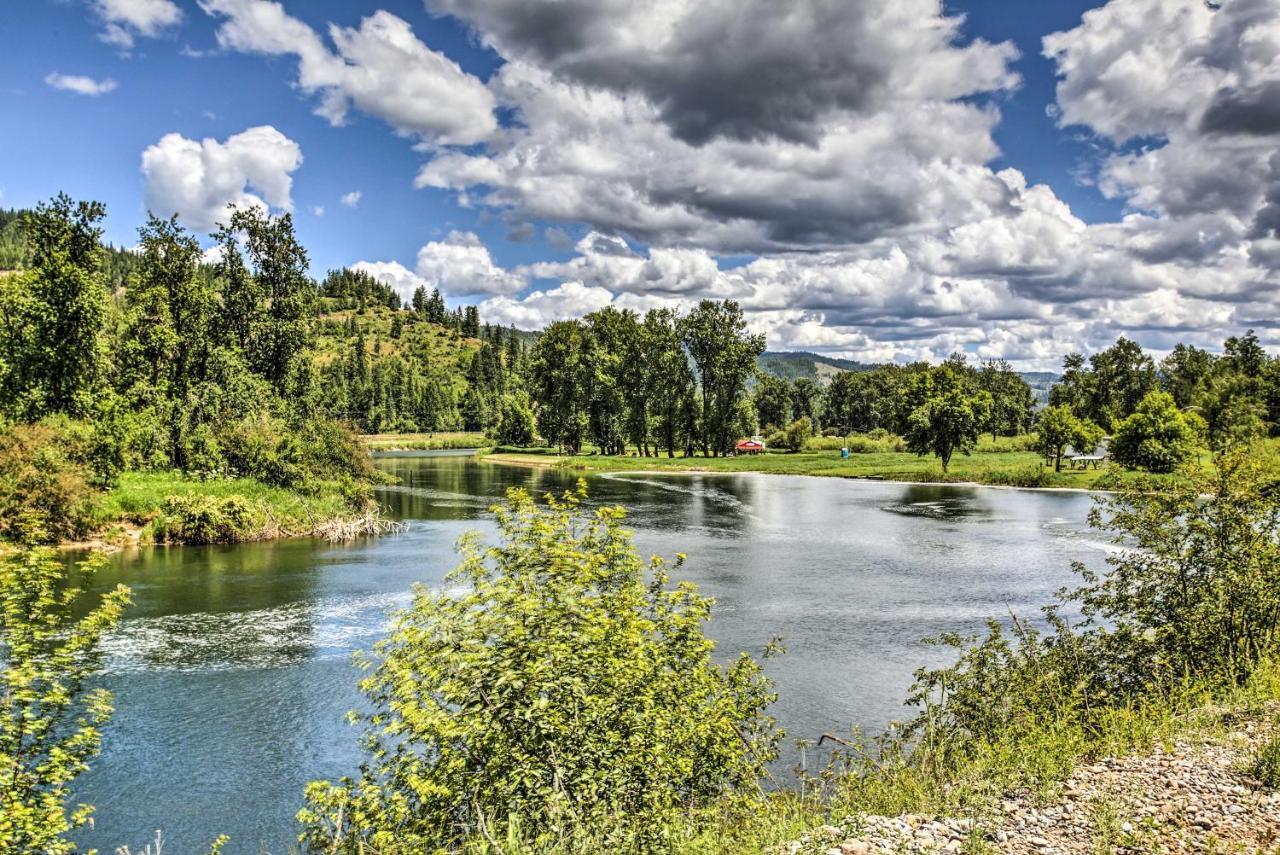 Private 2-Acre Retreat With Mtn Views, Walk To River Saint Maries المظهر الخارجي الصورة